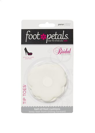 Foot Petals White Shoe Accessories (Foot Petals Tip Toes)
